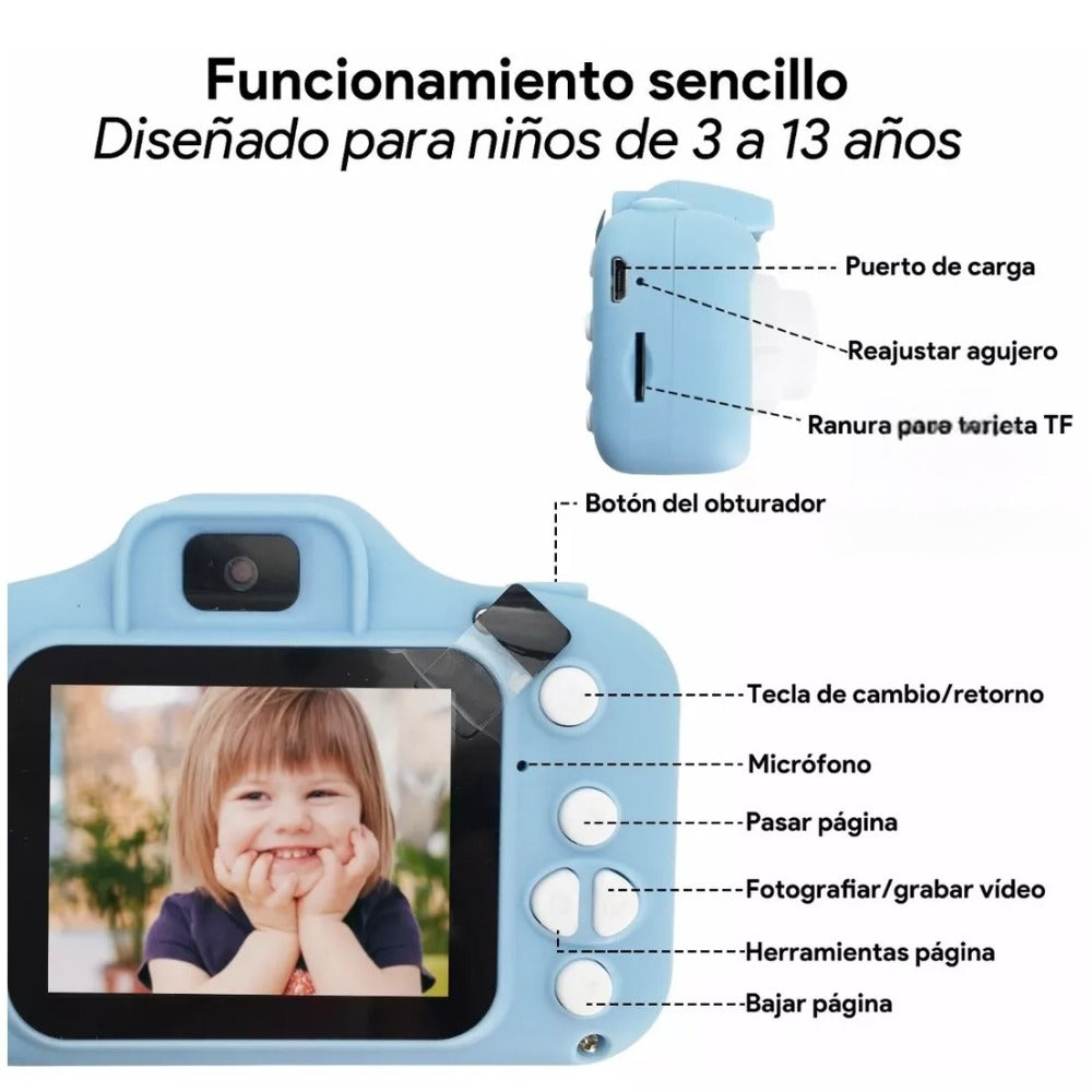 Cámara Digital Para Niños - Criativa Kids - Pagar al Recibir